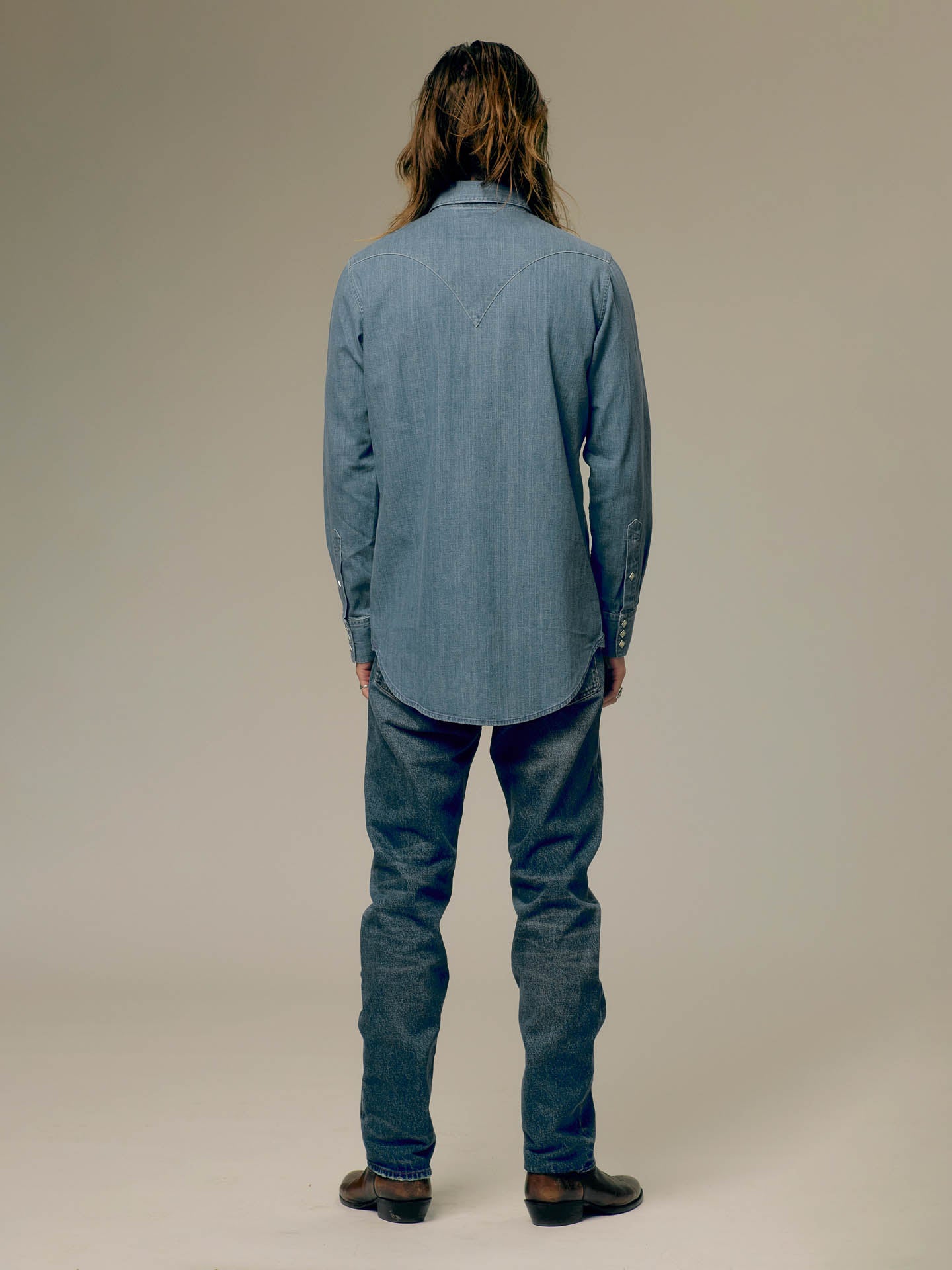 Sawtooth western shirt in Cone® Denim