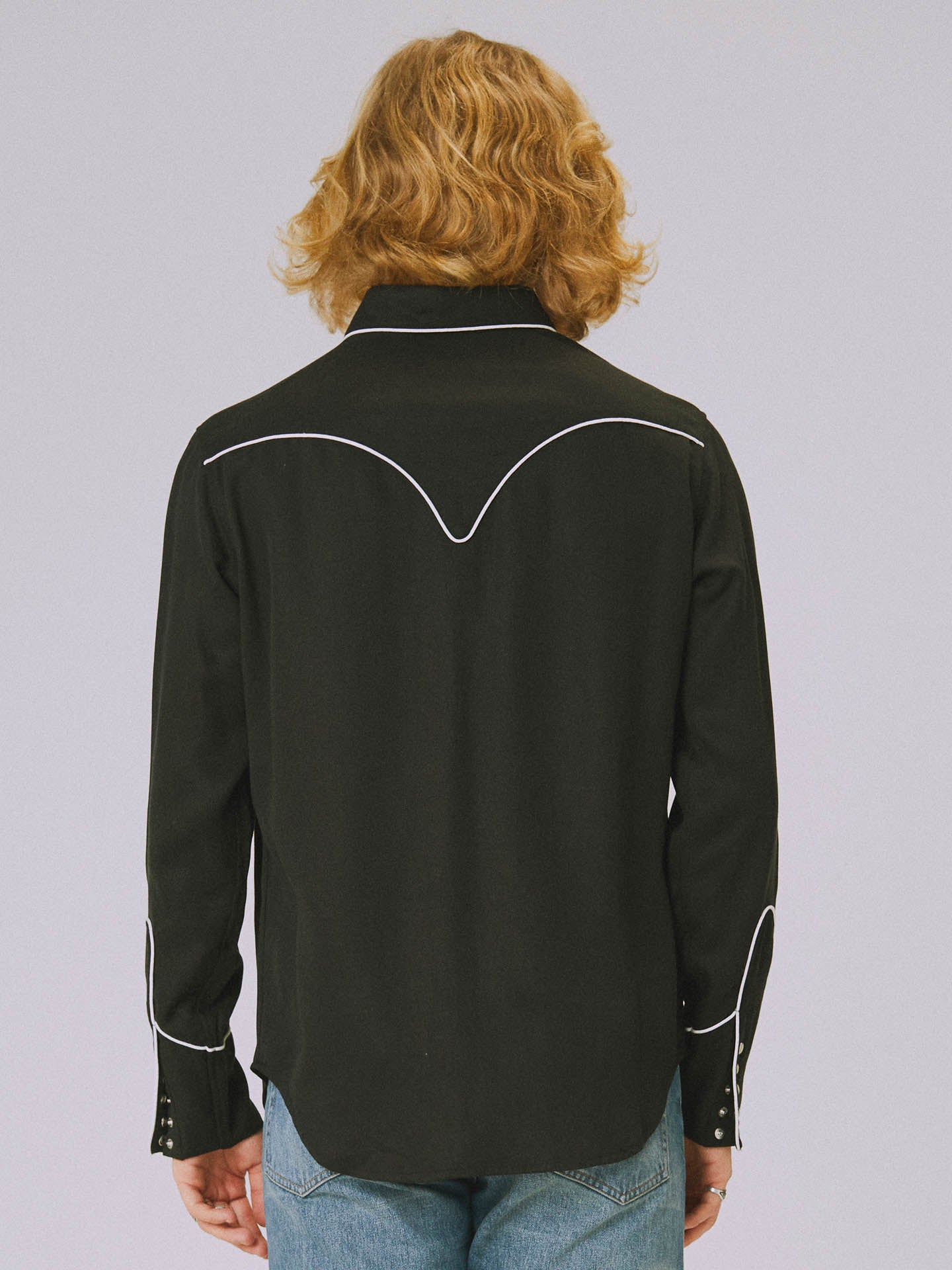Smile pocket western shirt