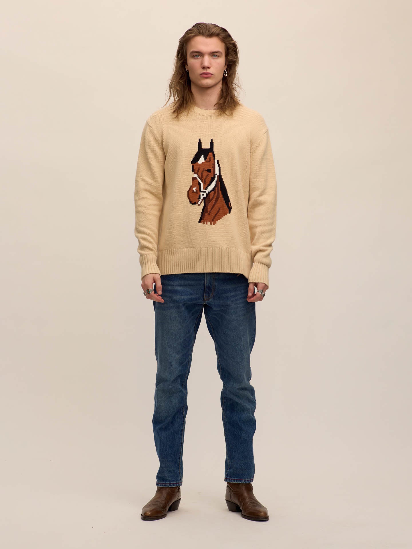 Horse head sweater