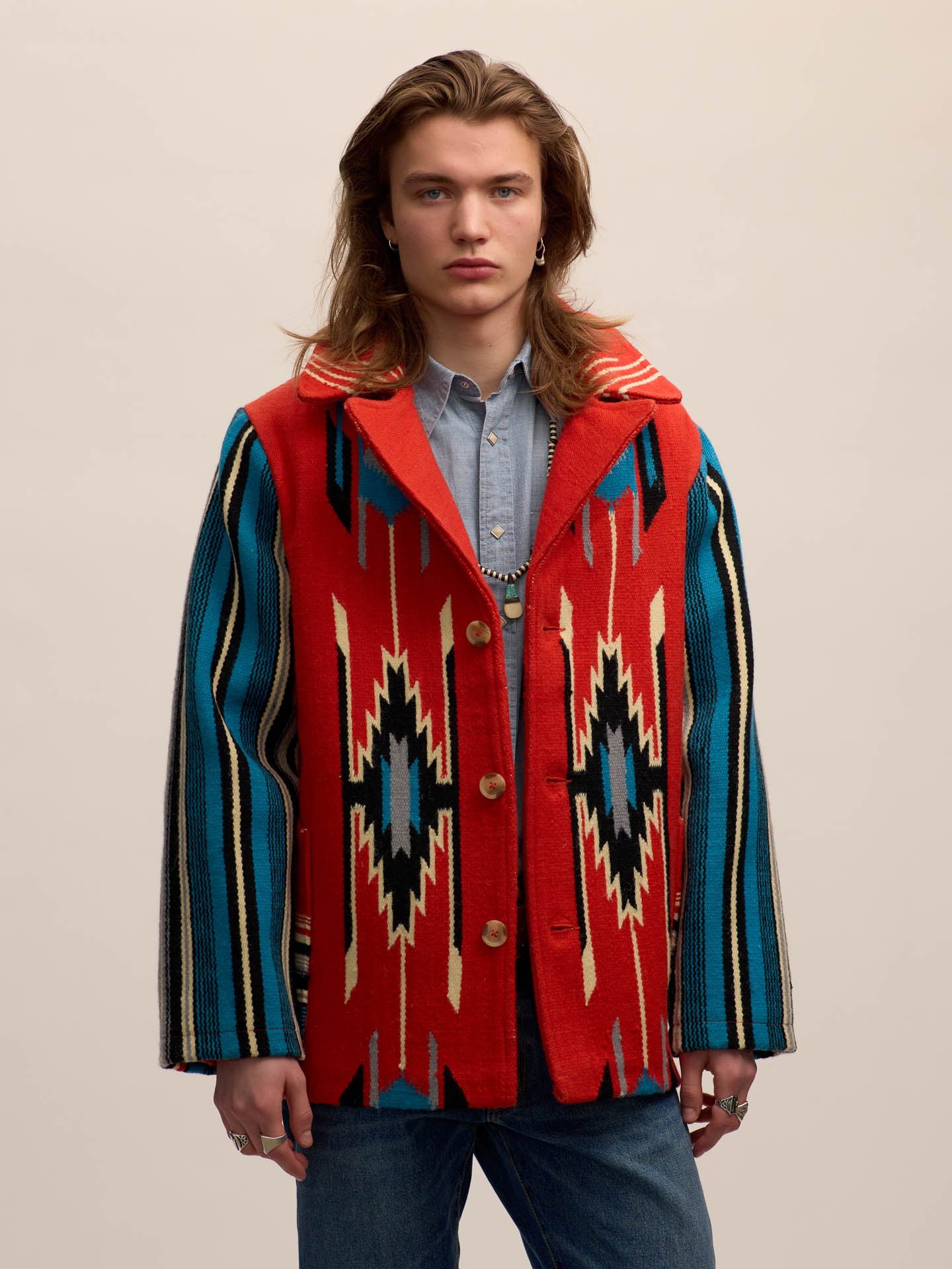 Chimayo styled Hopper coat