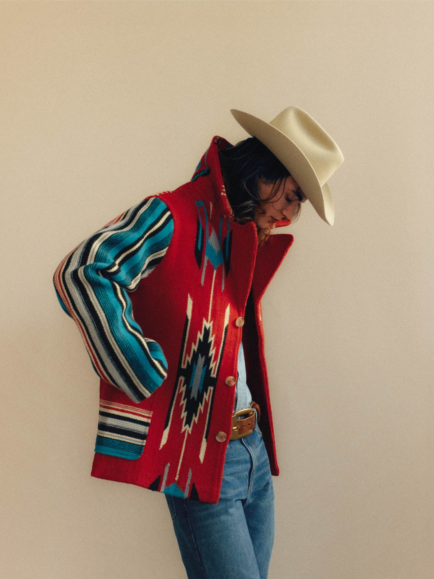 Chimayo styled Hopper coat