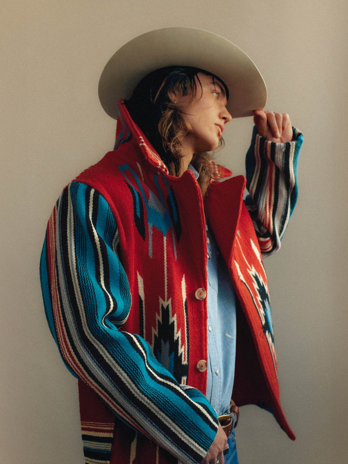 Chimayo styled Hopper coat