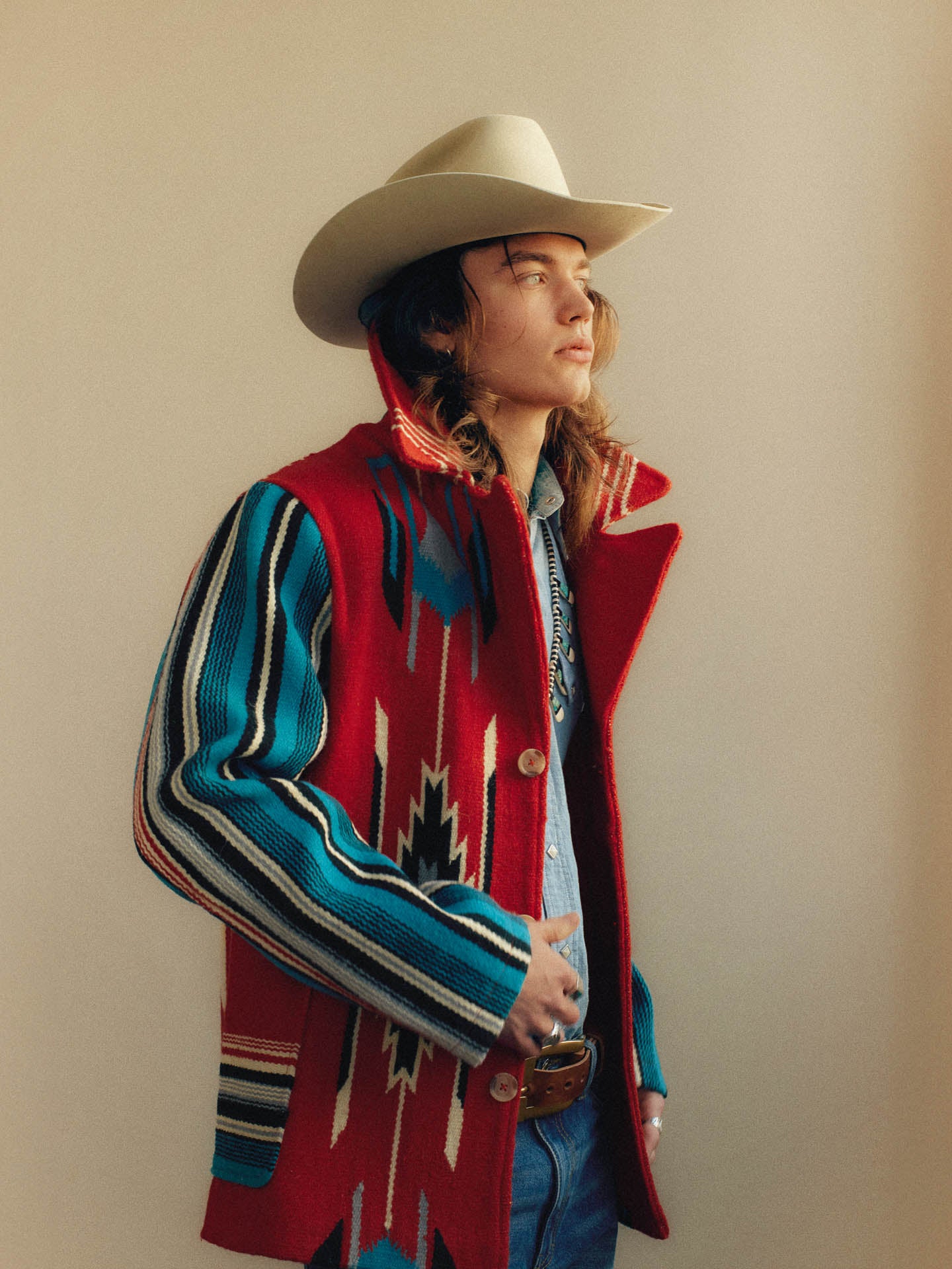 Chimayo styled Hopper coat