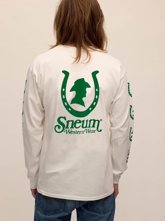 Long sleeve logo tee