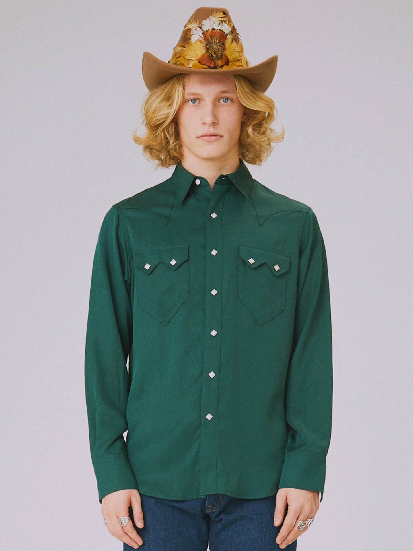 Sawtooth western shirt in Tencel®