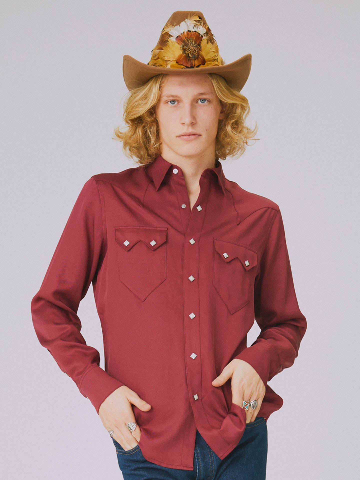 Sawtooth western shirt in Tencel®