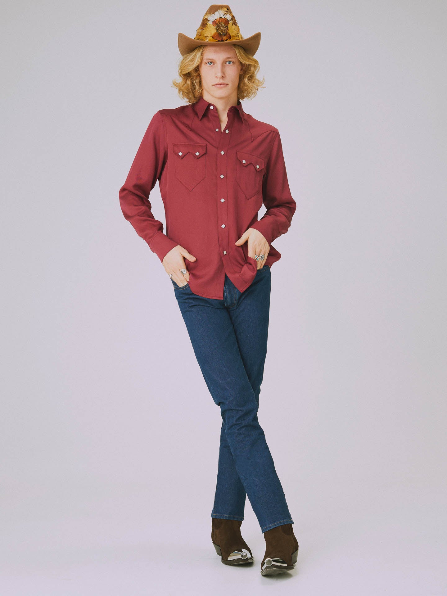 Sawtooth western shirt in Tencel®