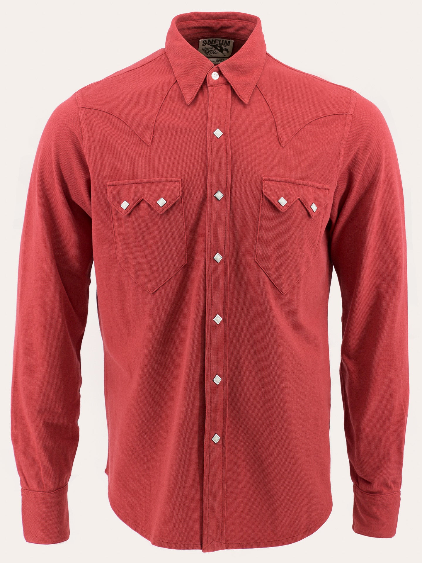 Sawtooth western shirt in pique