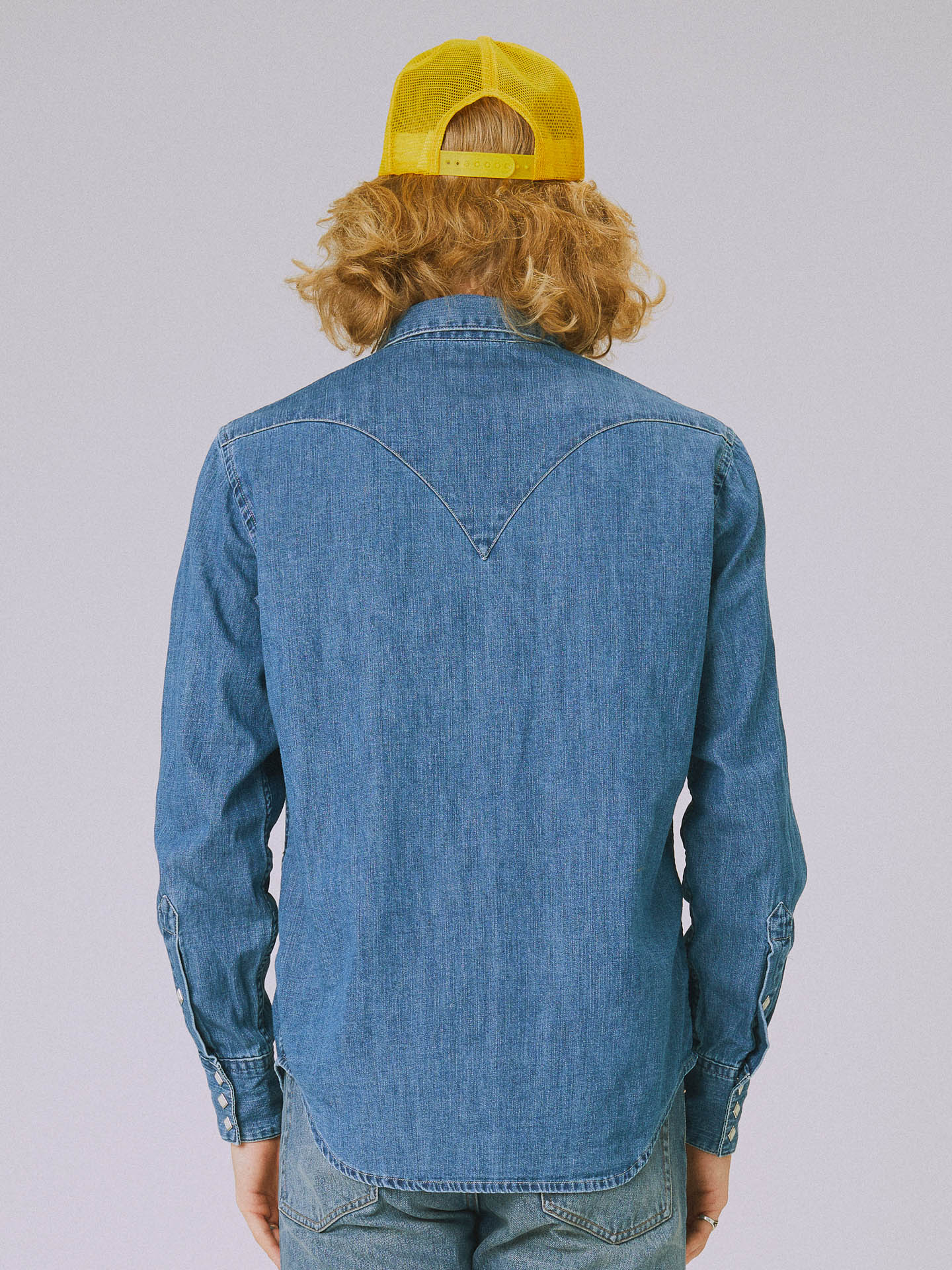 Sawtooth western shirt in denim