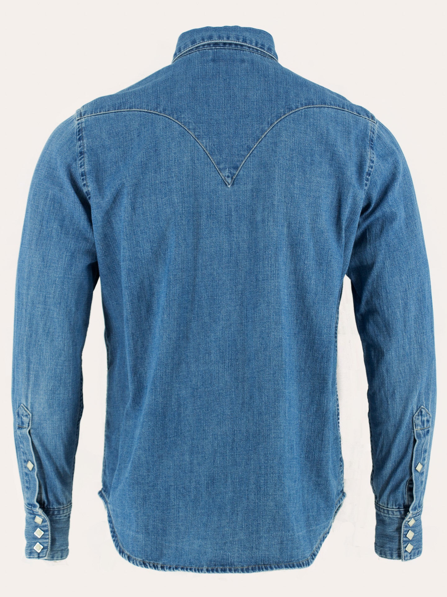 Sawtooth western shirt in denim