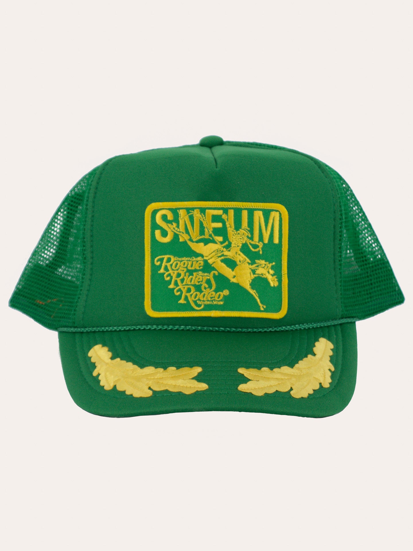 Sneum RRR logo trucker cap w. gold leaves