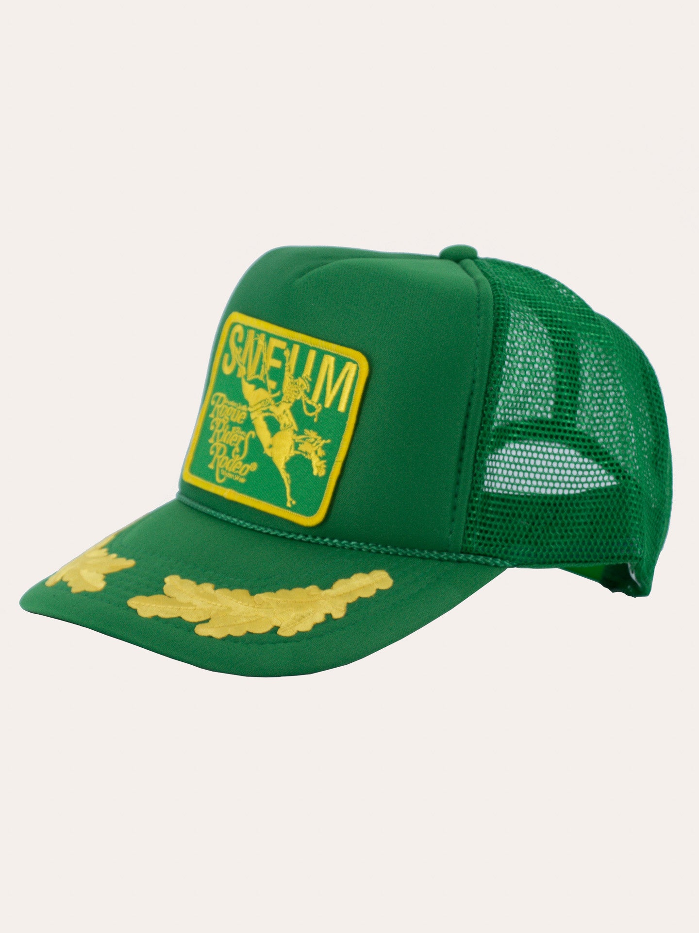 Sneum RRR logo trucker cap w. gold leaves