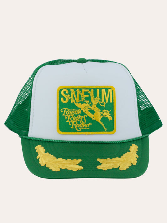 Sneum RRR logo trucker cap w. gold leaves