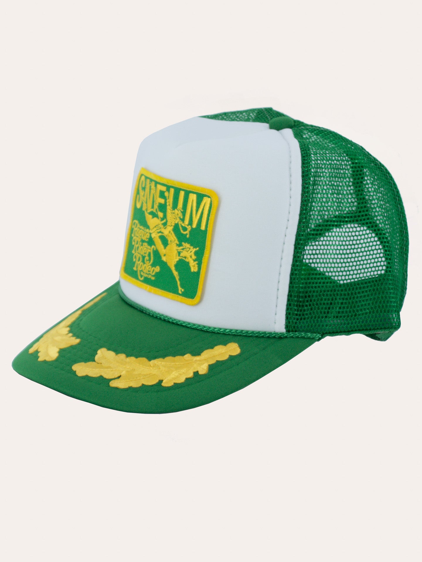 Sneum RRR logo trucker cap w. gold leaves