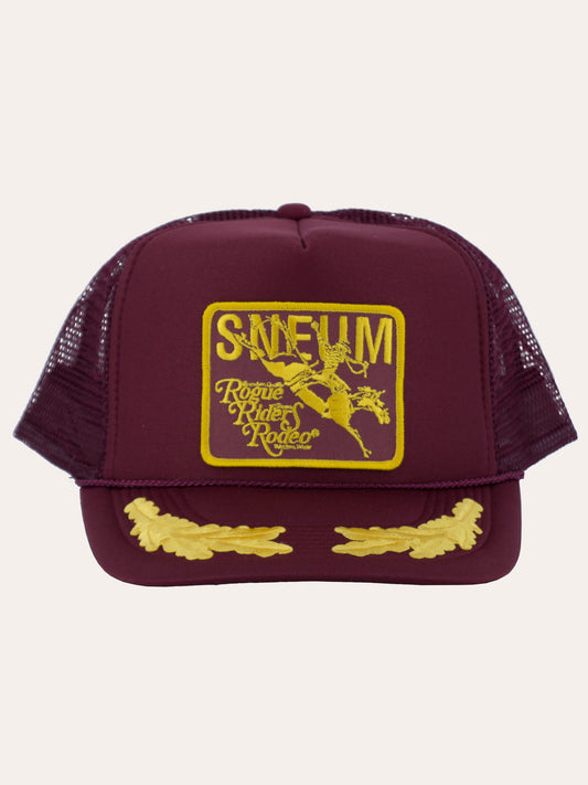 Sneum RRR logo trucker cap w. gold leaves