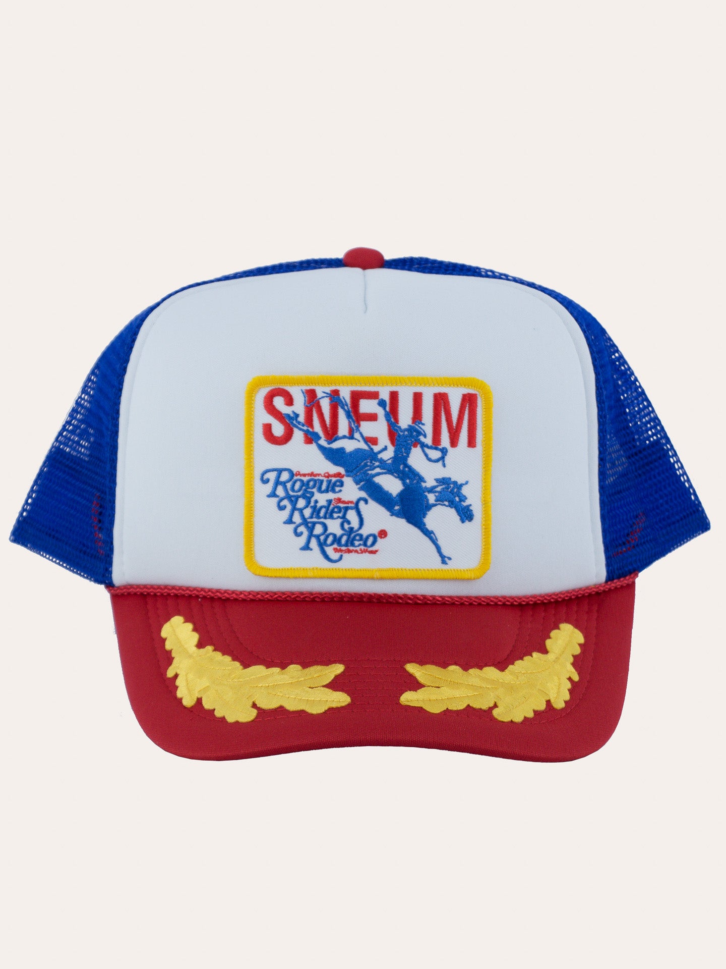 Sneum RRR logo trucker cap w. gold leaves