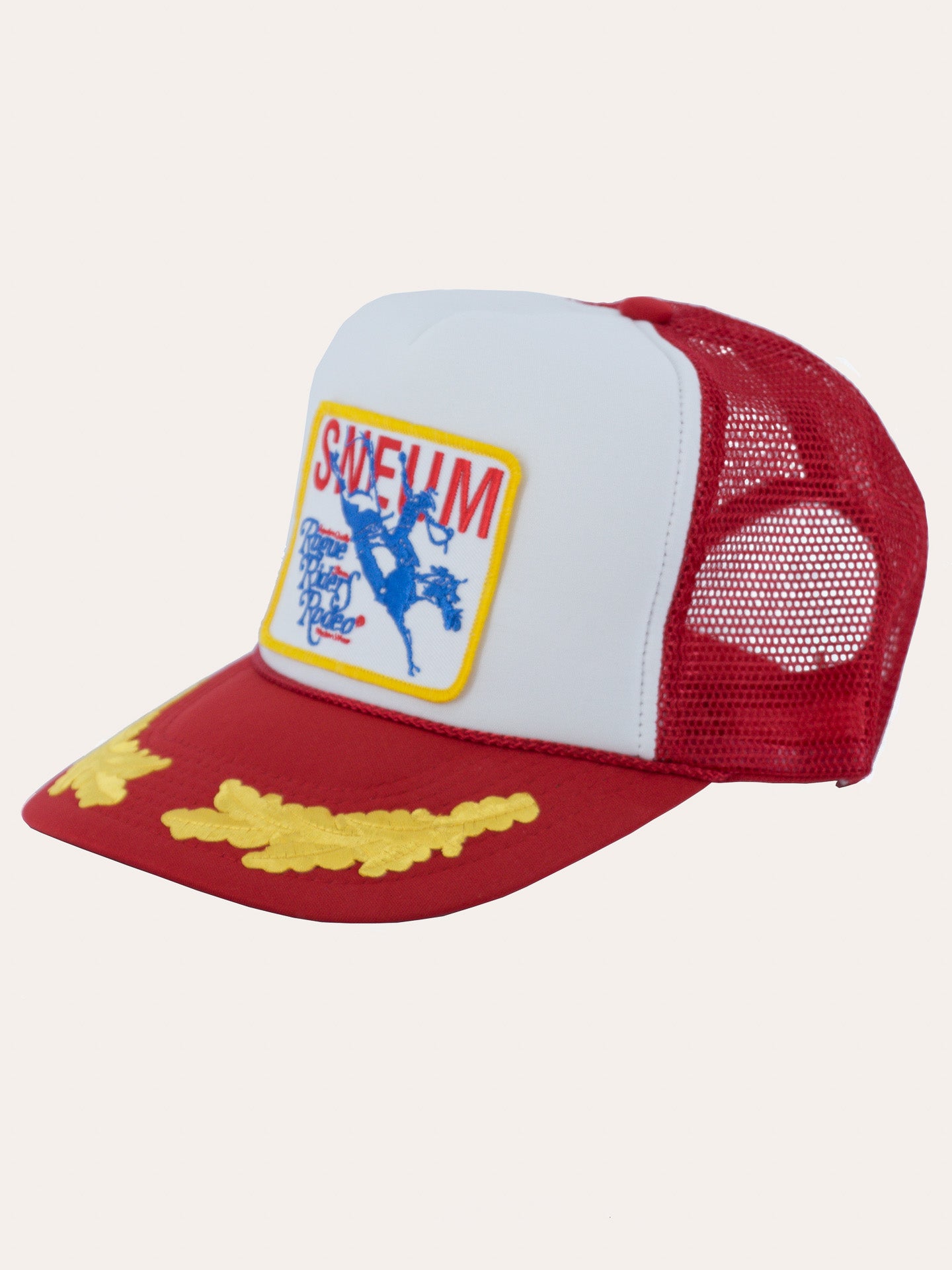 Sneum RRR logo trucker cap w. gold leaves