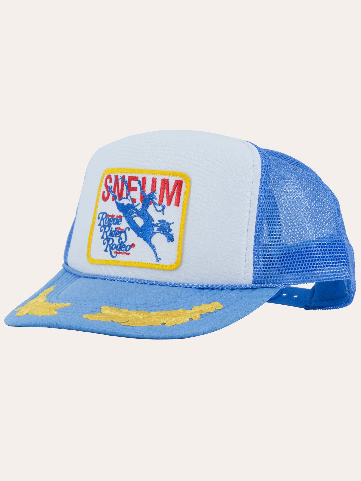 Sneum RRR logo trucker cap w. gold leaves