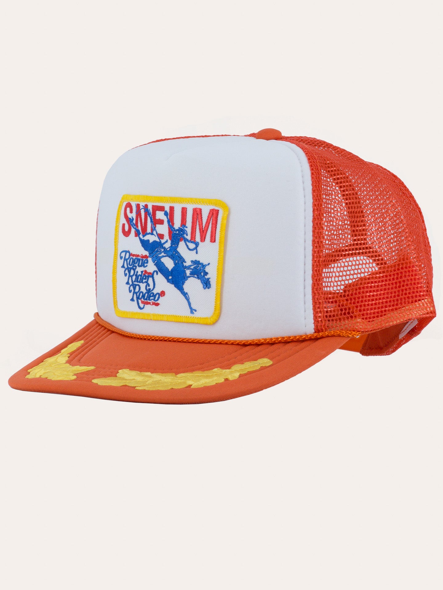 Sneum RRR logo trucker cap w. gold leaves