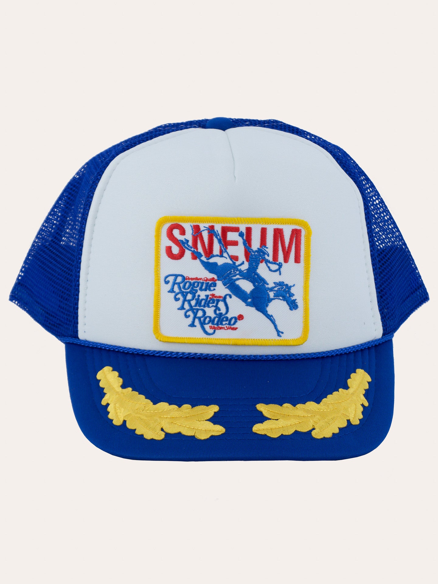 Sneum RRR logo trucker cap w. gold leaves