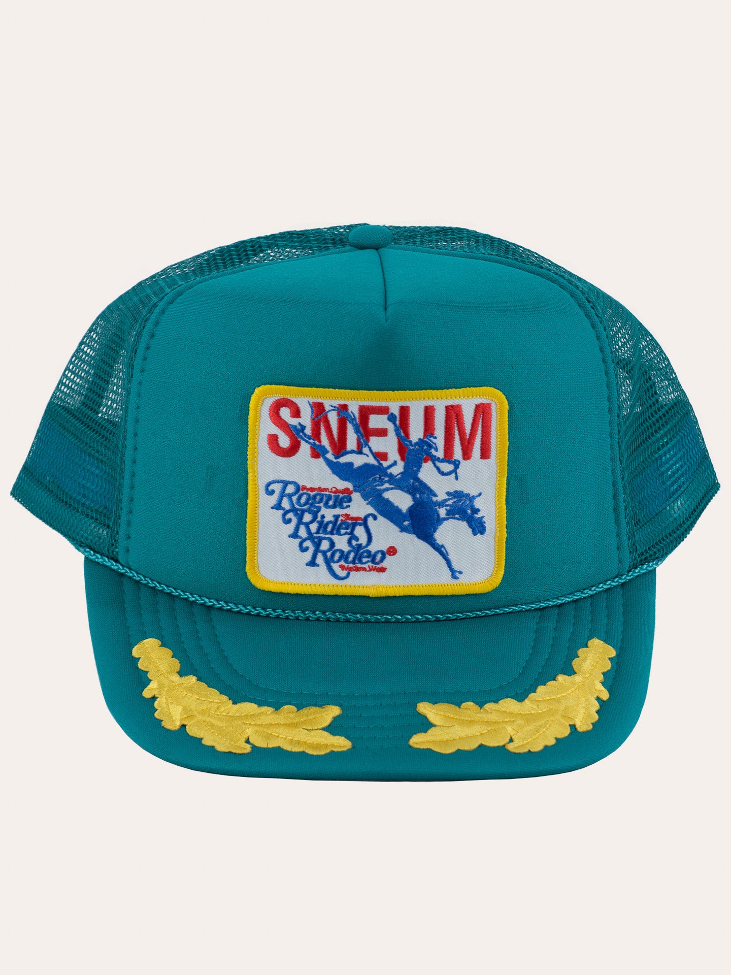 Sneum RRR logo trucker cap w. gold leaves