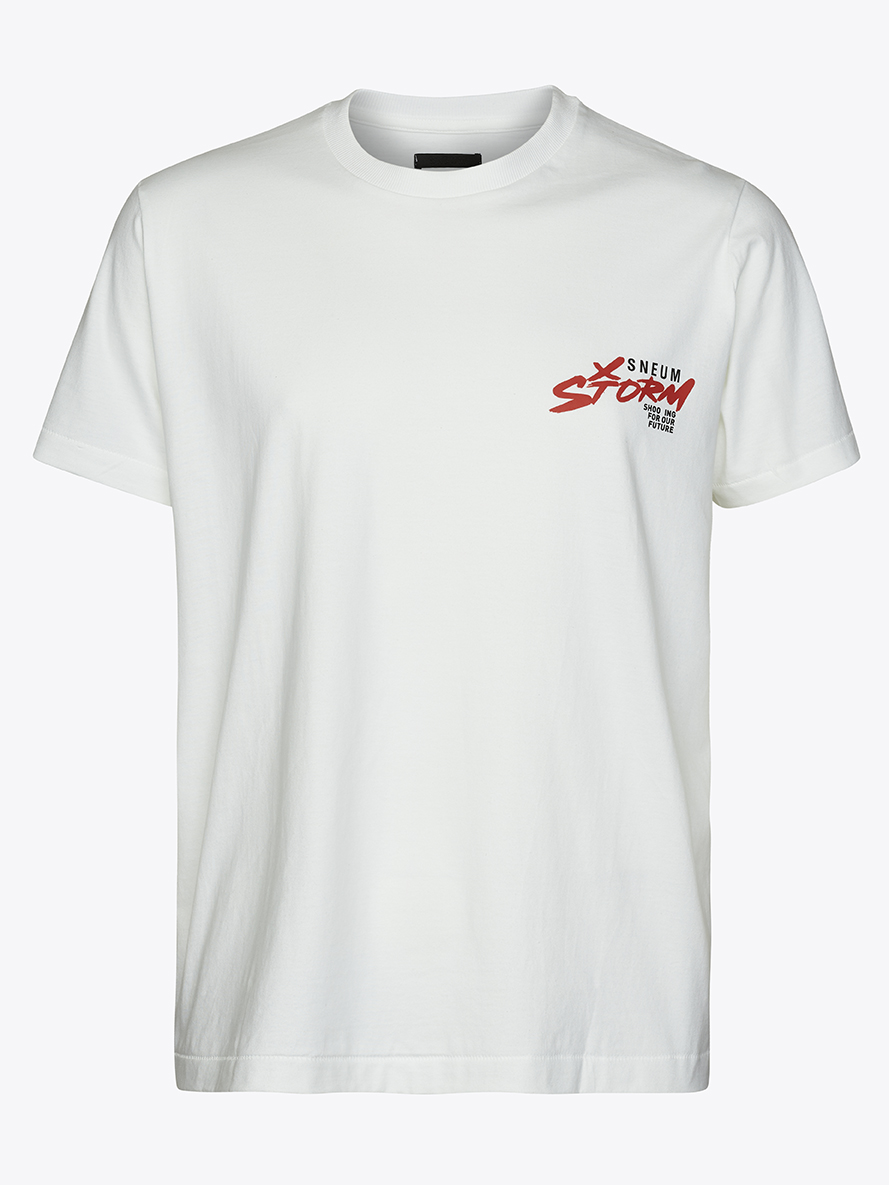 Cock the hammer Storm collab t-shirt in white