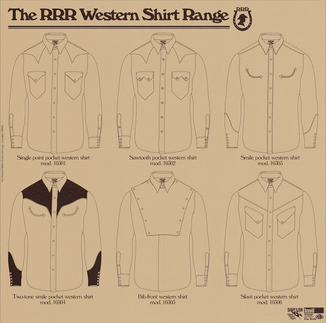 sawtooth pocket western shirts