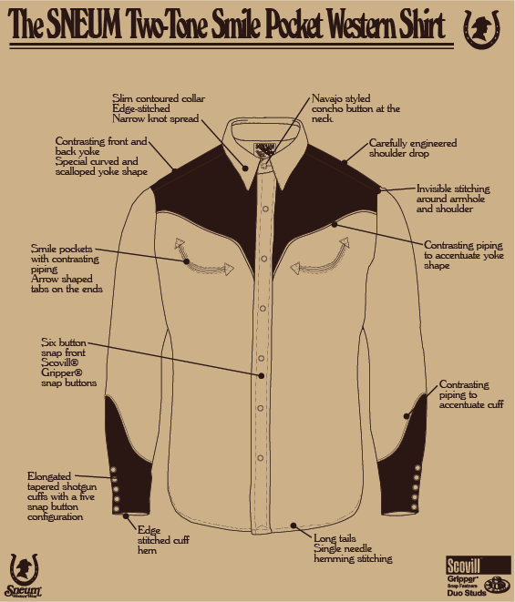 The two-tone western shirt