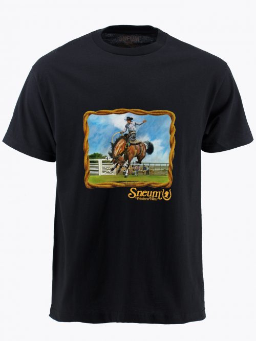 t-shirt Let 'er Buck Cowboy Rodeo