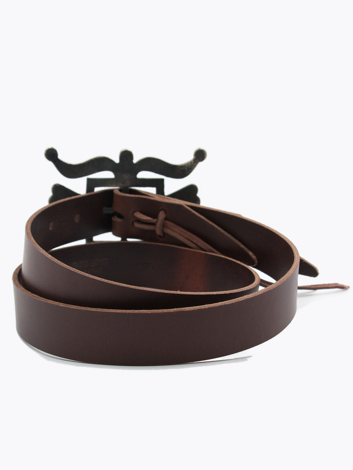 Sandcast buckle belt Navajo styled belt tufa cast